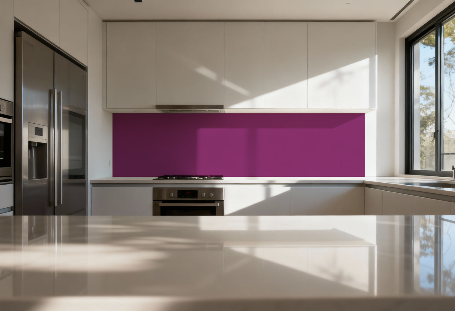 Küchenrückwand Einfarbig