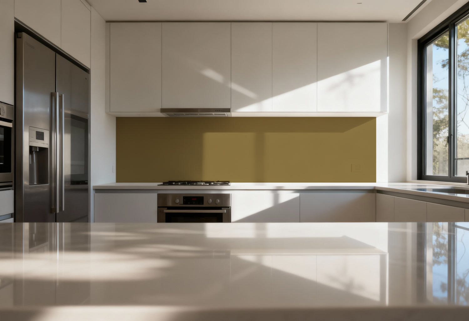 Küchenrückwand Einfarbig