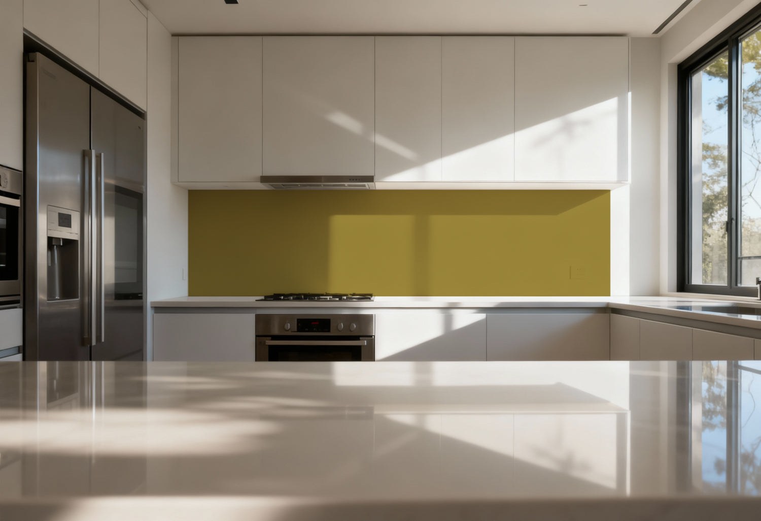 Küchenrückwand Einfarbig