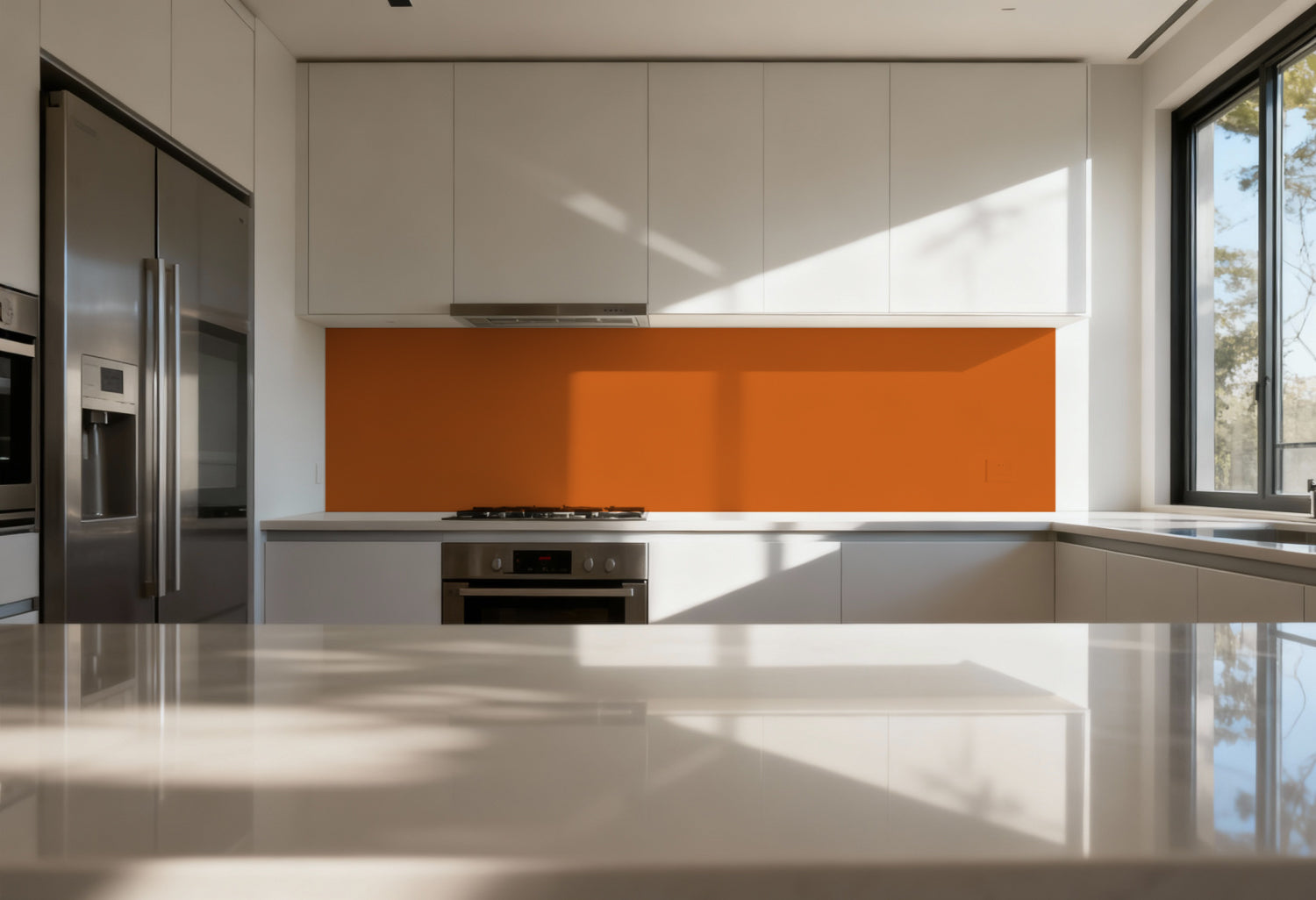 Küchenrückwand Einfarbig