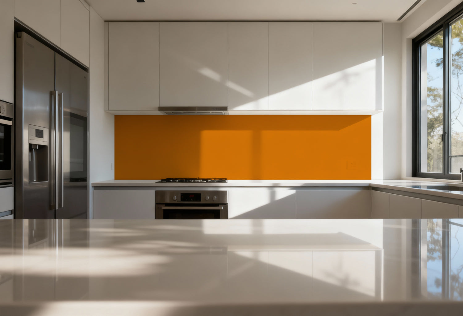 Küchenrückwand Einfarbig