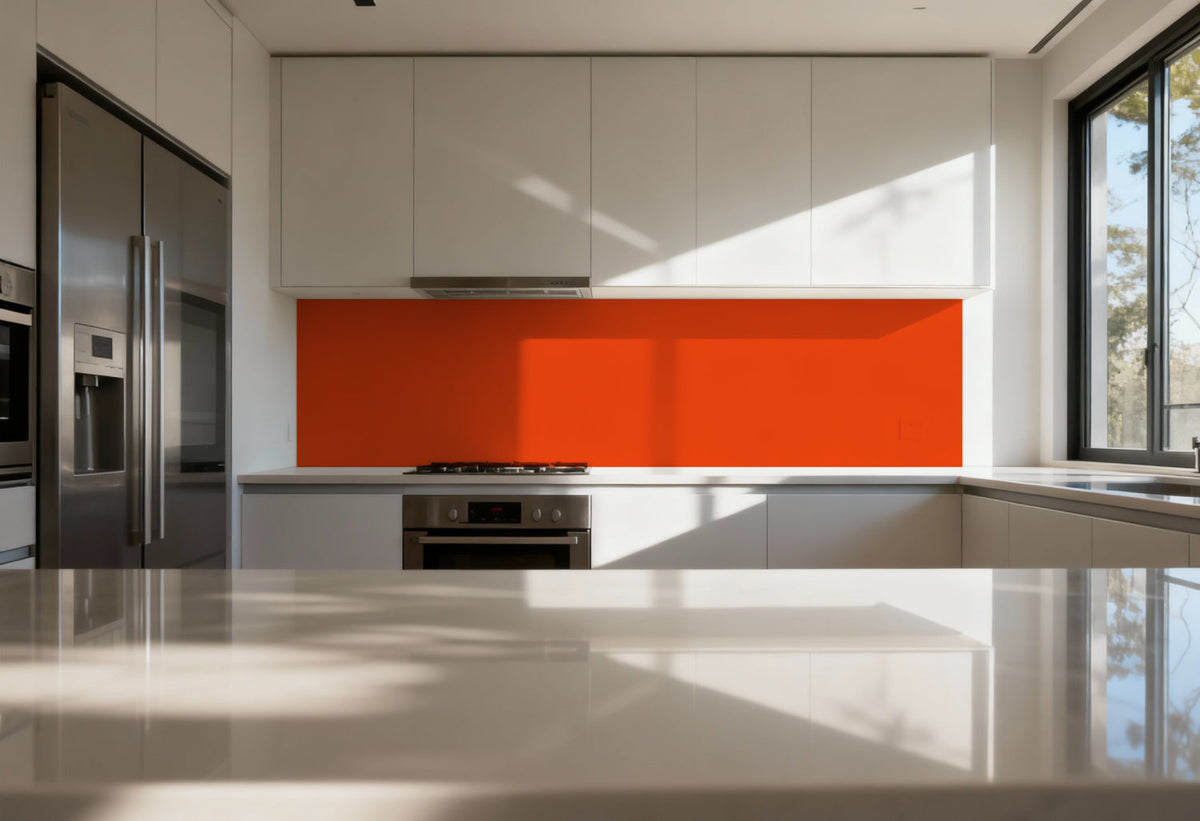 Küchenrückwand Einfarbig