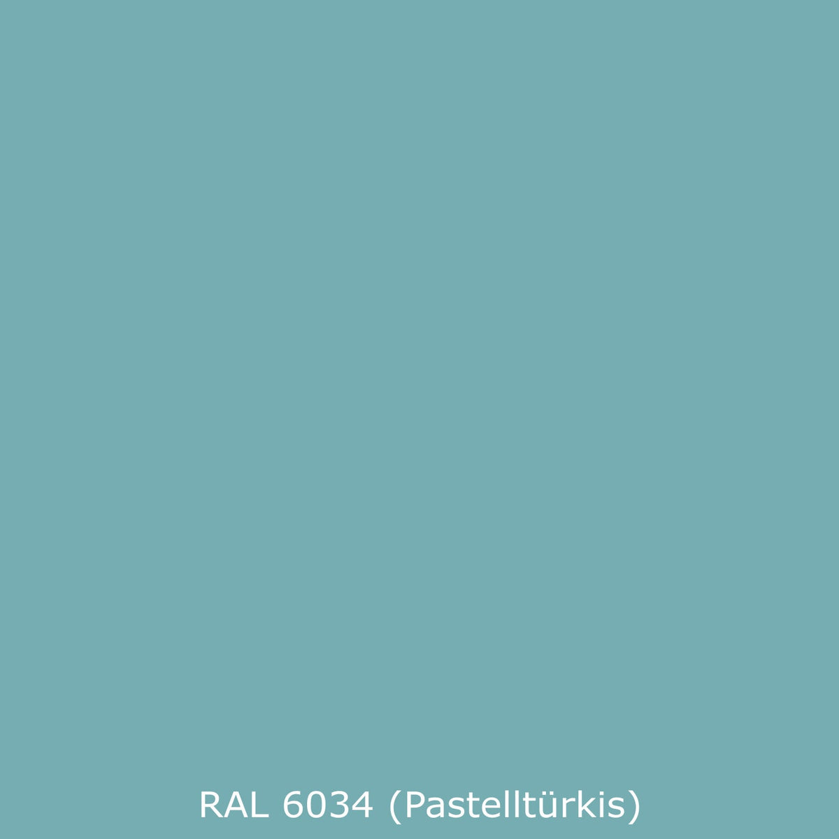 Spritzschutz Küche Einfarbig RAL 6034 Pastelltürkis