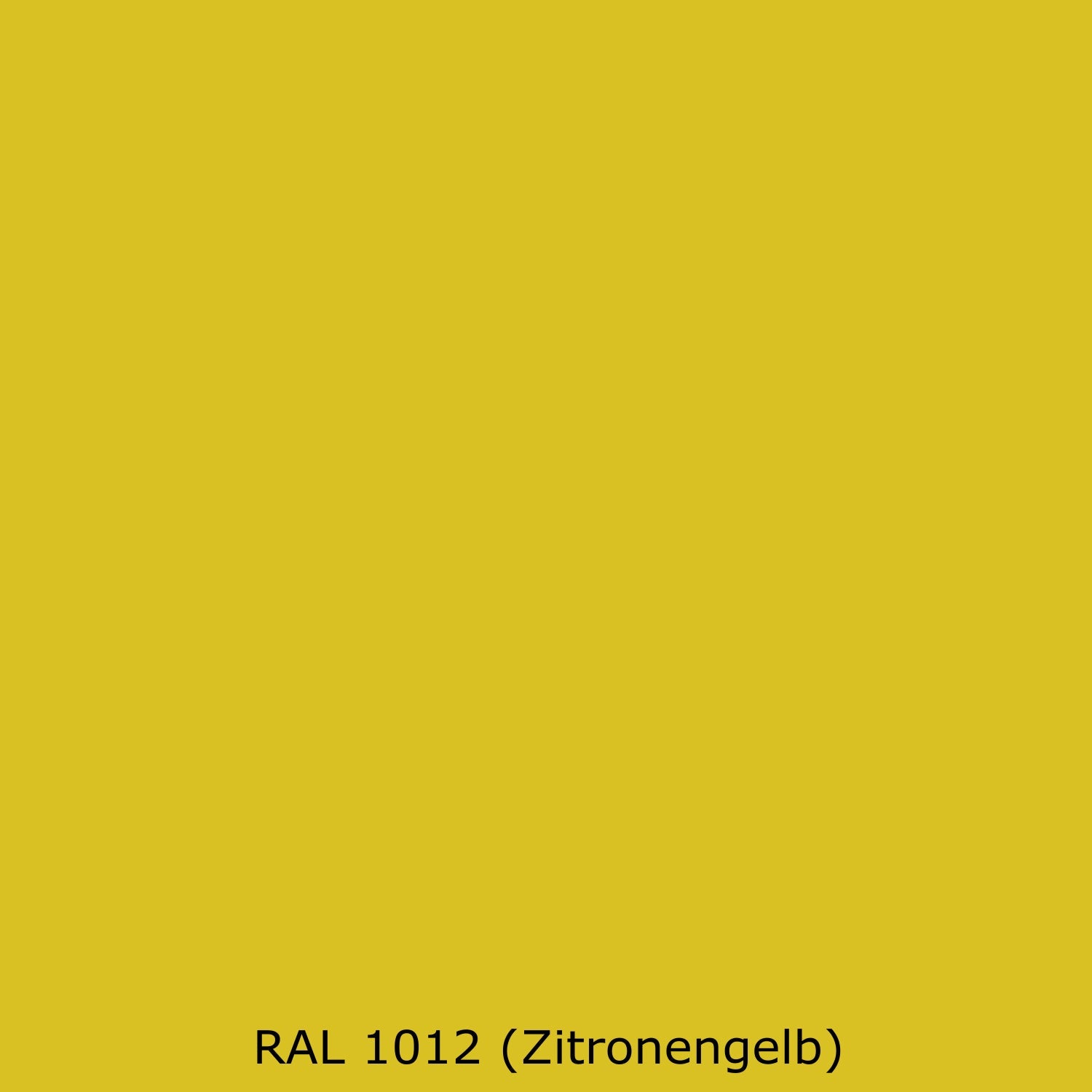 Spritzschutz Küche Einfarbig RAL 1012 Zitronengelb