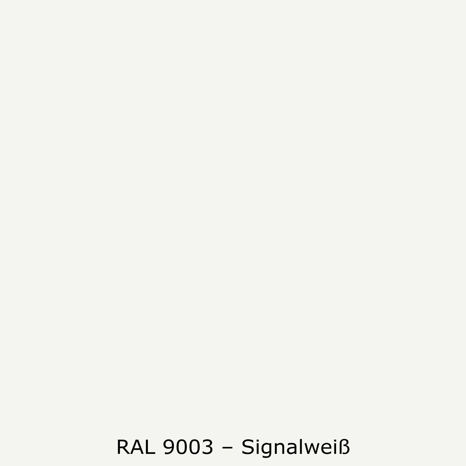 Küchenrückwand Einfarbig RAL 9003 Signalweiß