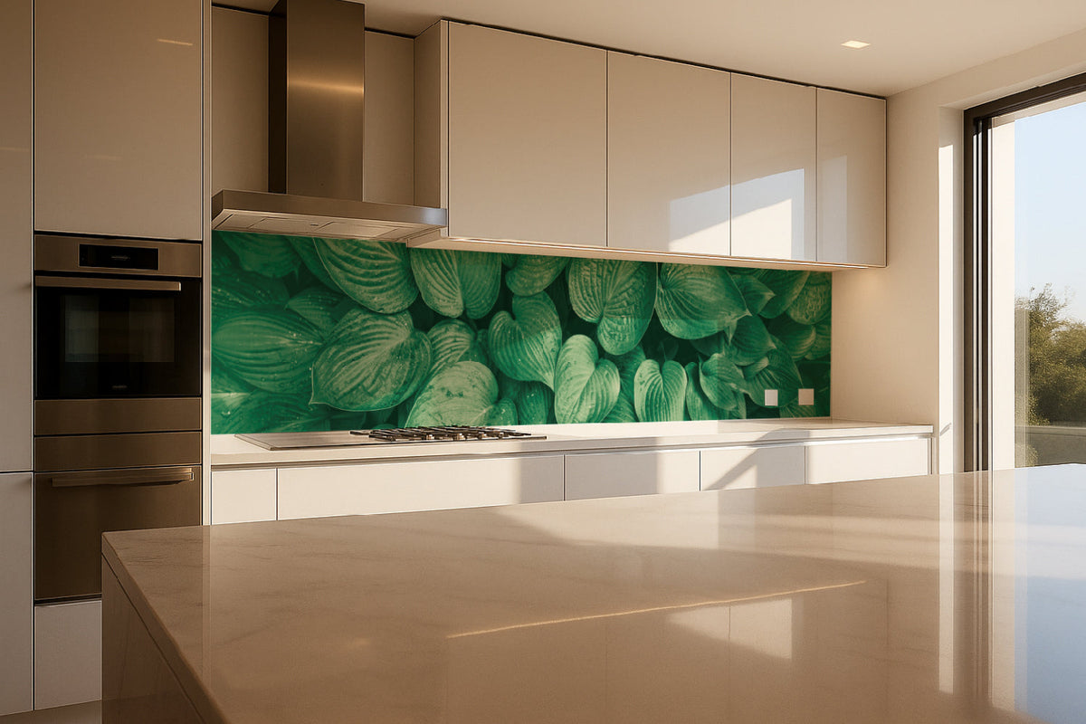 Küchenrückwand Grüne Blätter