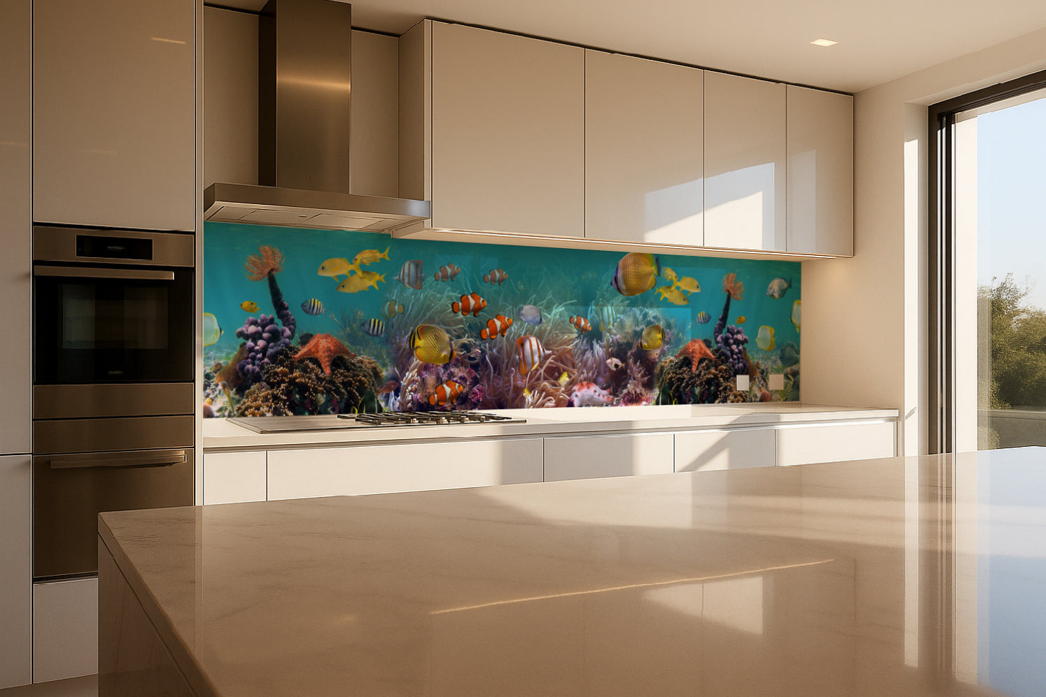 Küchenrückwand Korallenriff