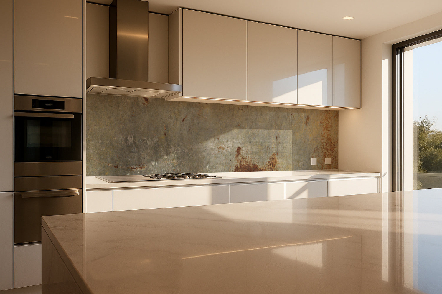 Küchenrückwand Vintage Rost