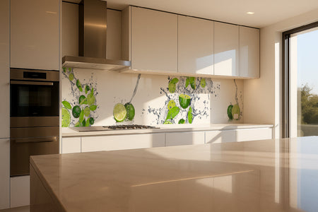 Küchenrückwand Limetten Splash