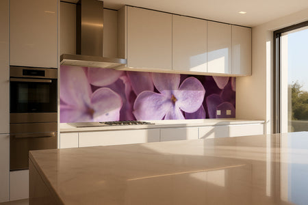 Küchenrückwand Fliederblüte Nahaufnahme