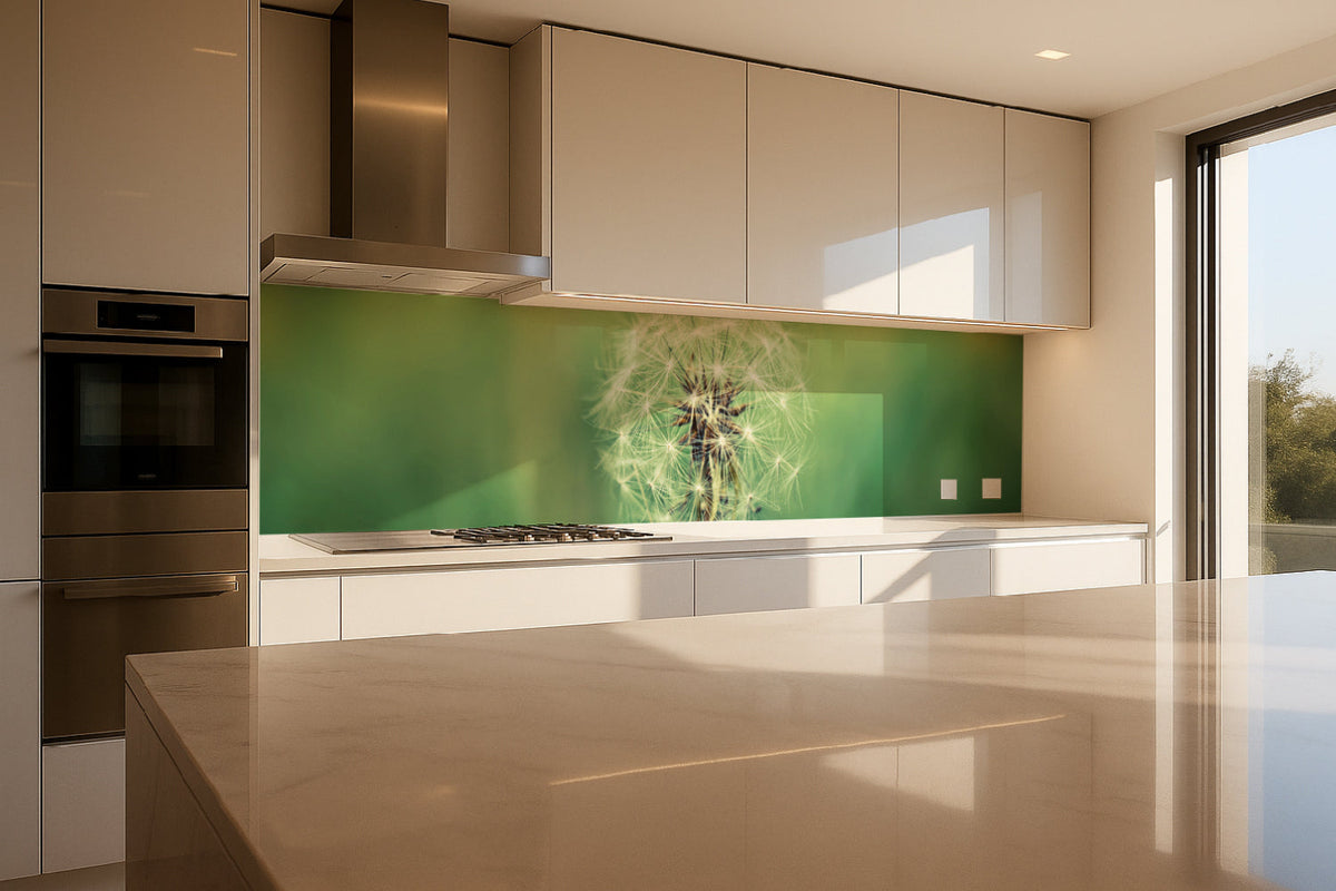 Küchenrückwand Pusteblume Makro