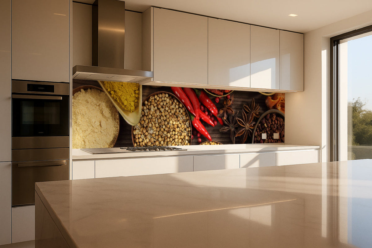 Küchenrückwand Orientalische Gewürze
