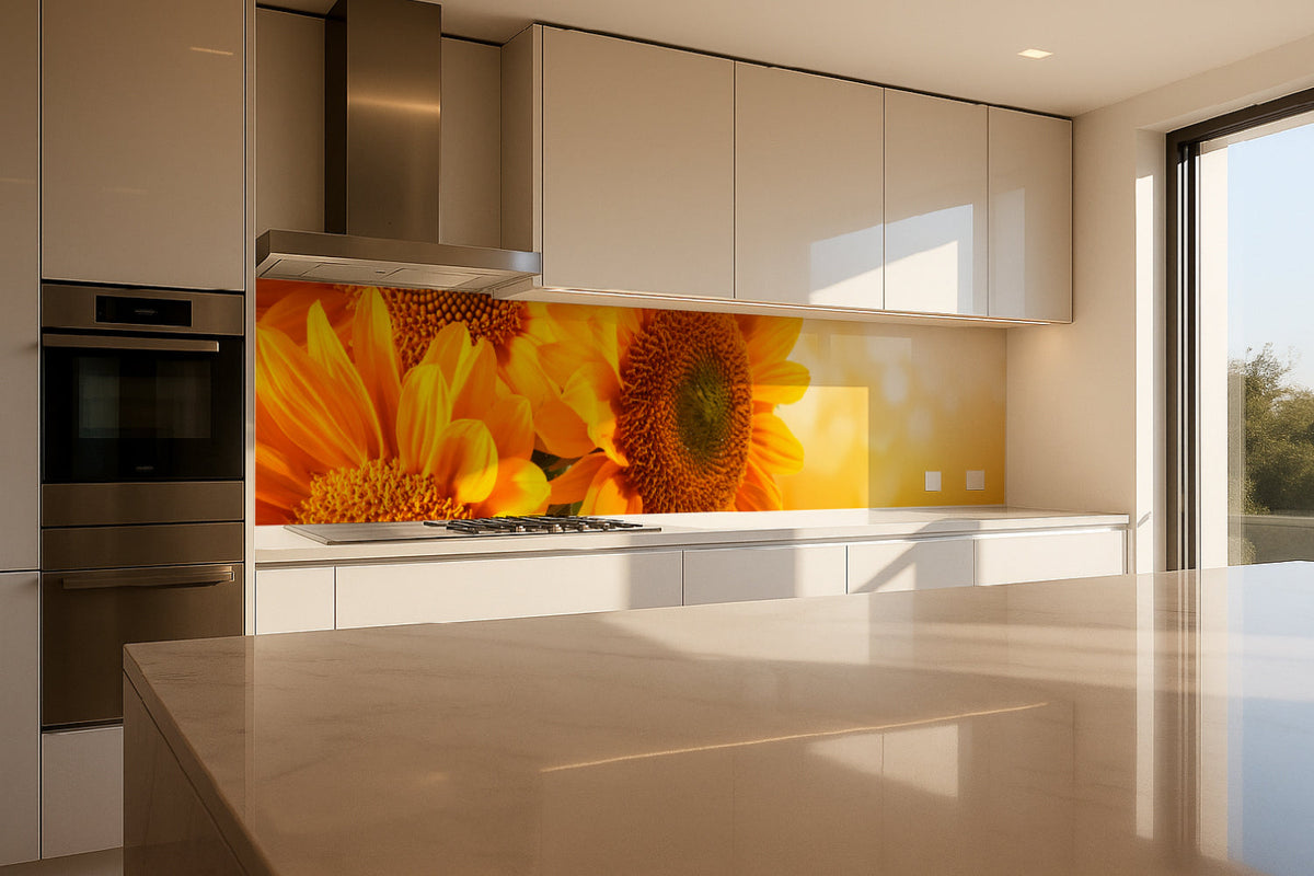 Küchenrückwand Sonnenblume