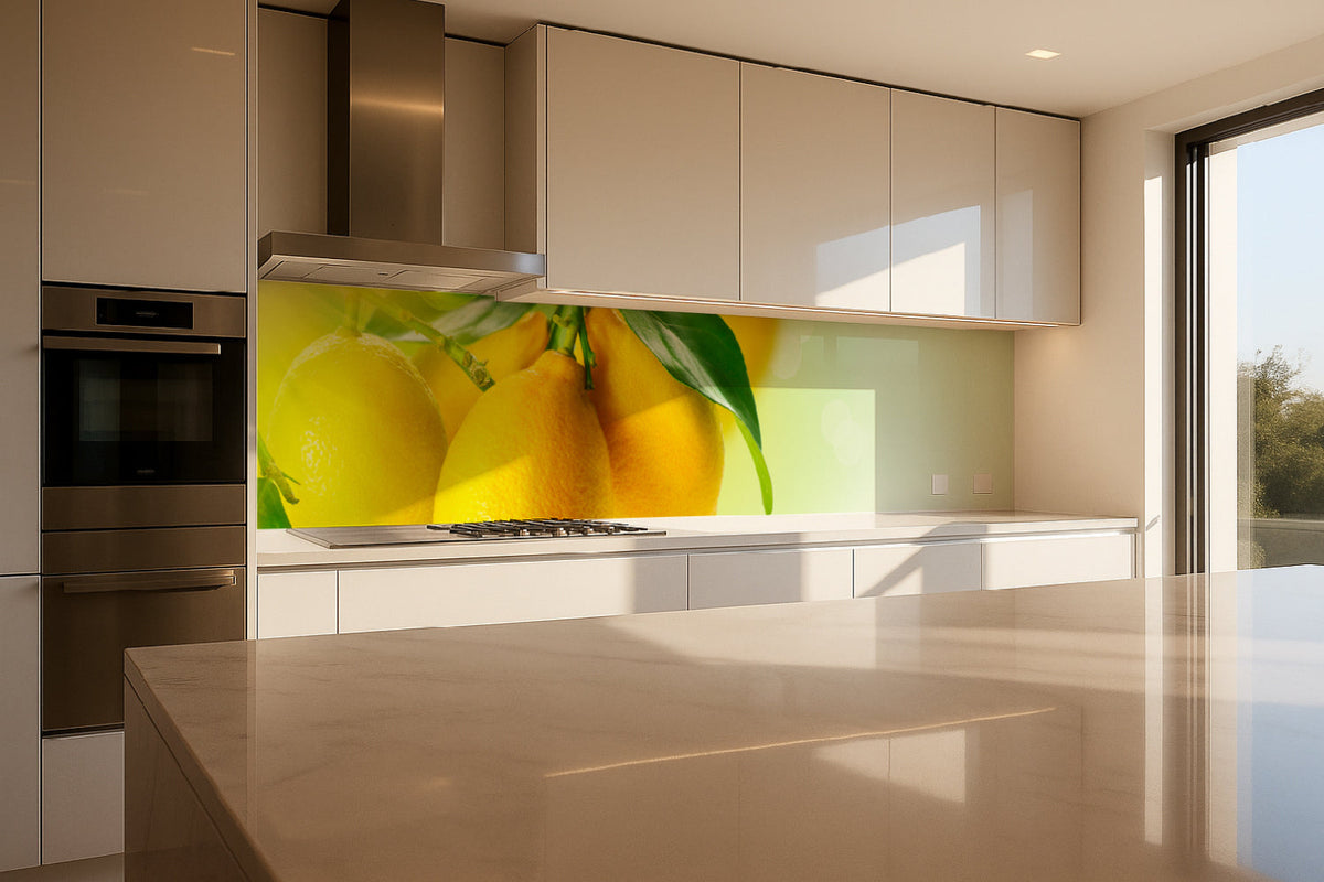 Küchenrückwand Frische Zitrone