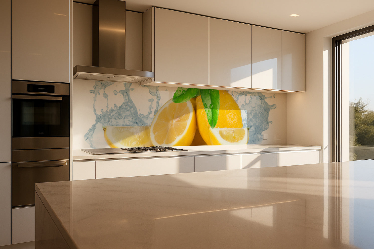 Küchenrückwand Frische Zitrone