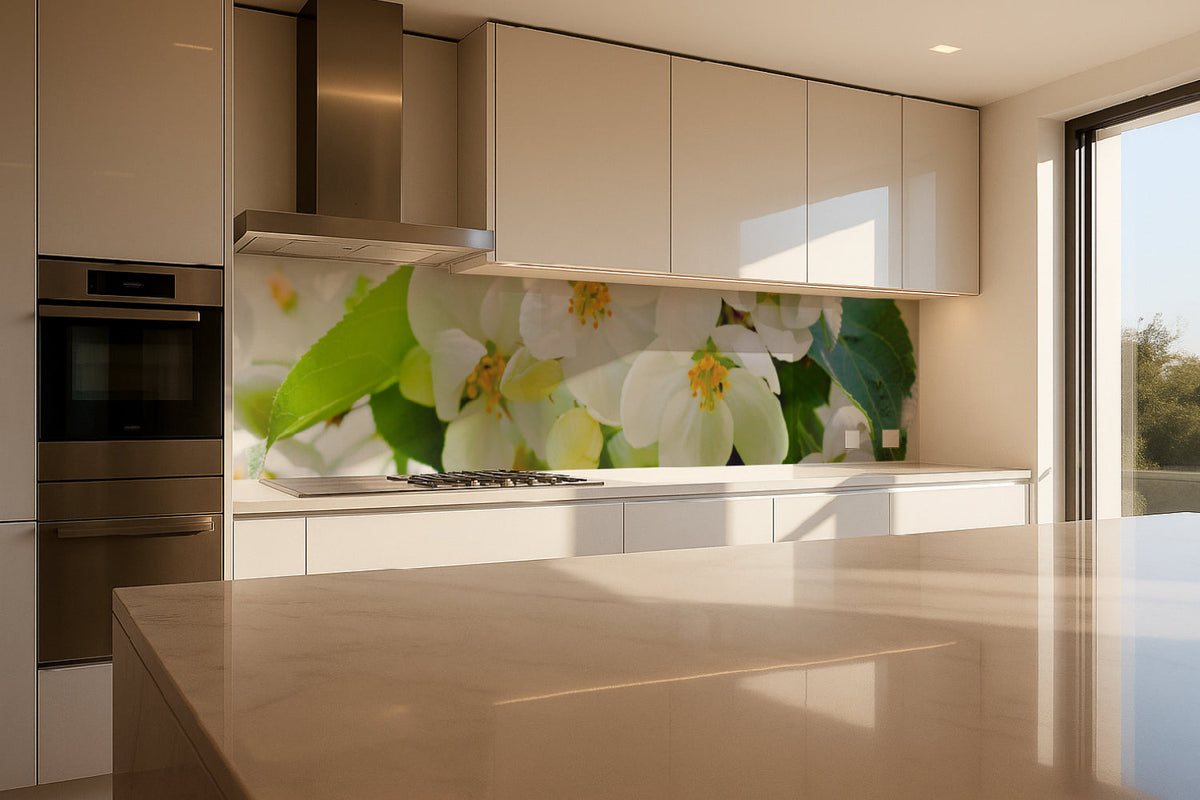 Küchenrückwand Blütenzauber