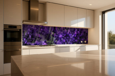 Küchenrückwand Lavendelblüte