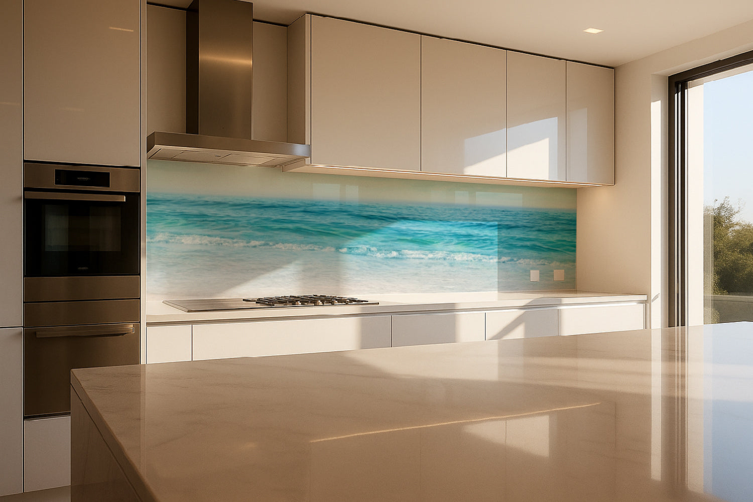 Küchenrückwand Meereswellen