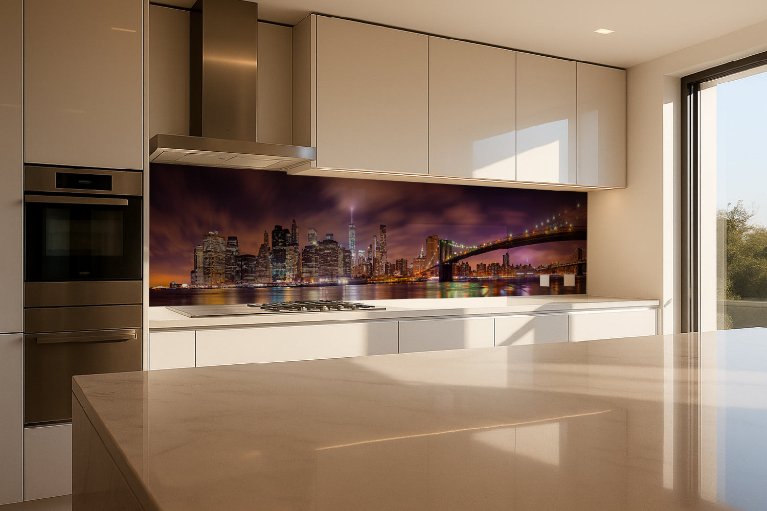Küchenrückwand New York Skyline