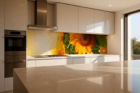 Küchenrückwand Sonnenblume Gelb