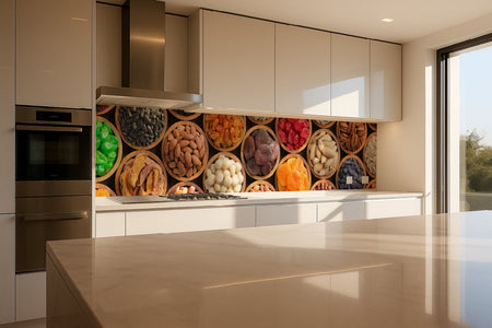 Küchenrückwand Nüsse & Trockenfrüchte