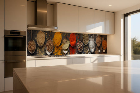 Küchenrückwand Kräuter & Gewürze