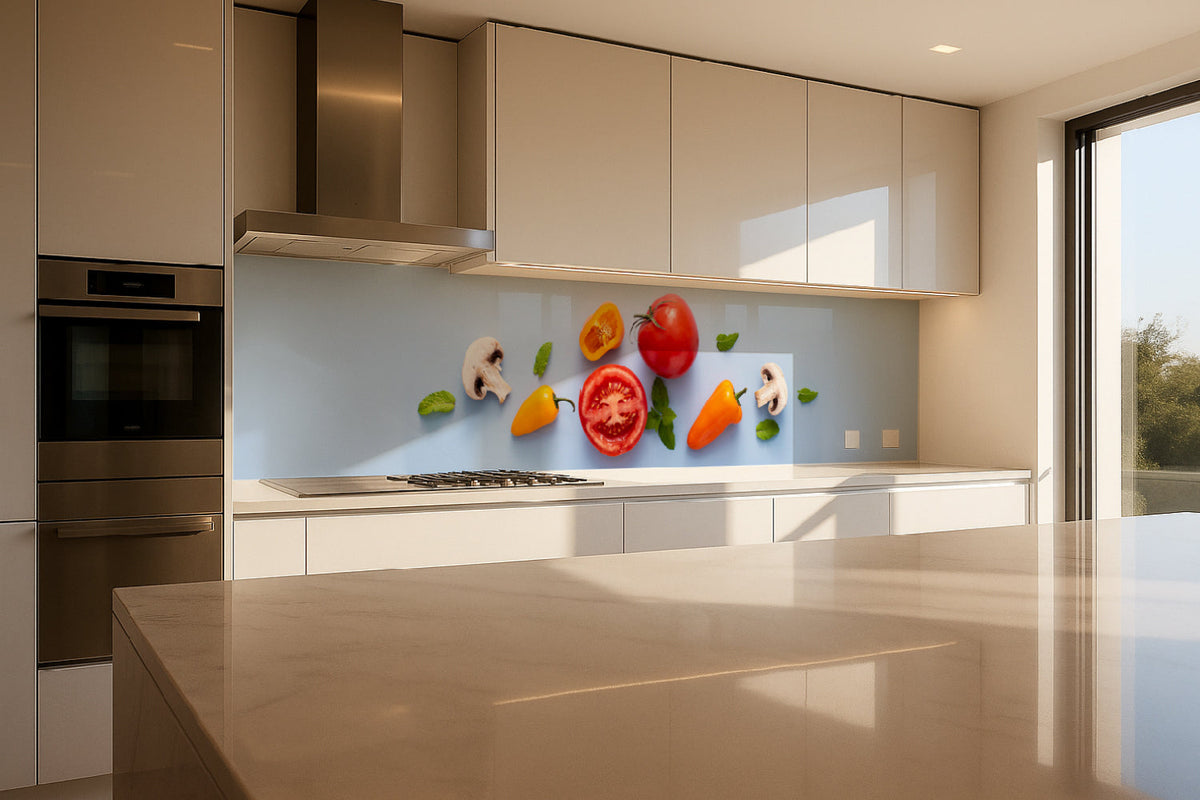 Küchenrückwand Tomaten & Paprika