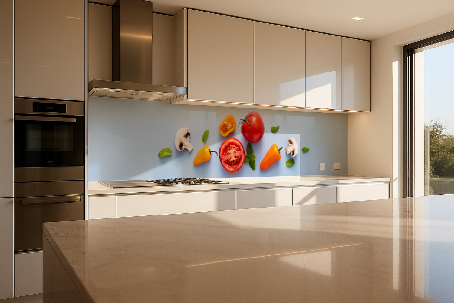 Küchenrückwand Tomaten & Paprika