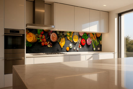 Küchenrückwand Gemüse & Smoothies