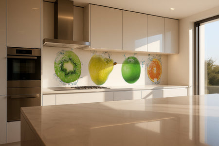 Küchenrückwand Früchte Splash