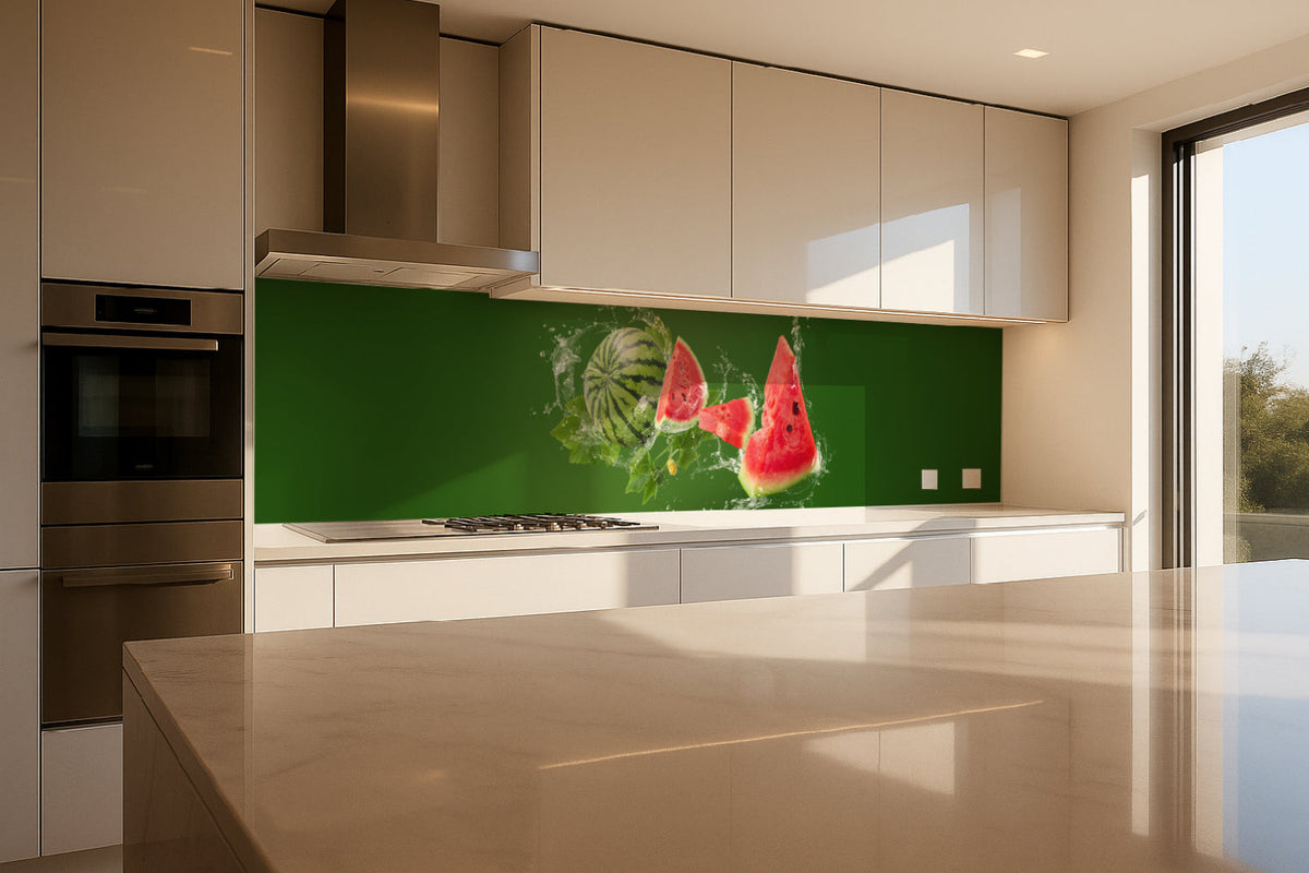 Küchenrückwand Wassermelone Splash