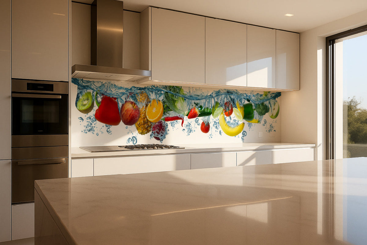 Küchenrückwand Obst & Gemüse Splash