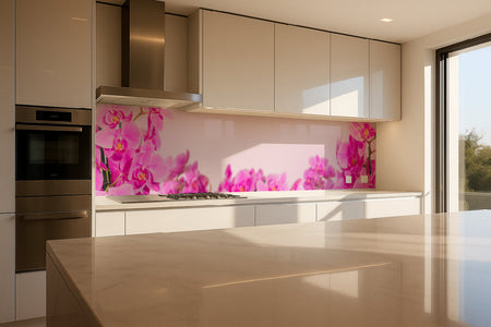 Küchenrückwand Orchideen Stilvoll