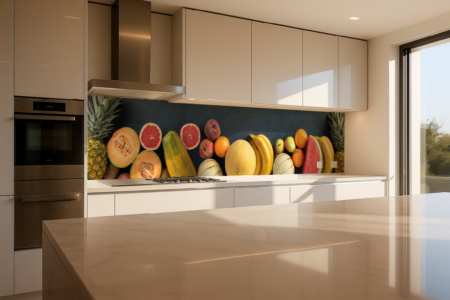 Küchenrückwand Tropische Früchte Design