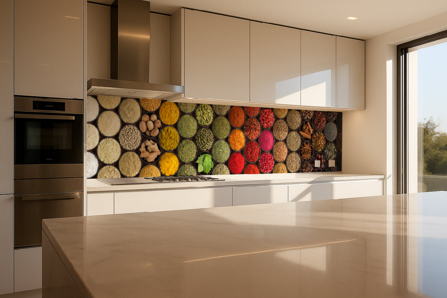 Küchenrückwand Exotische Gewürzmischung