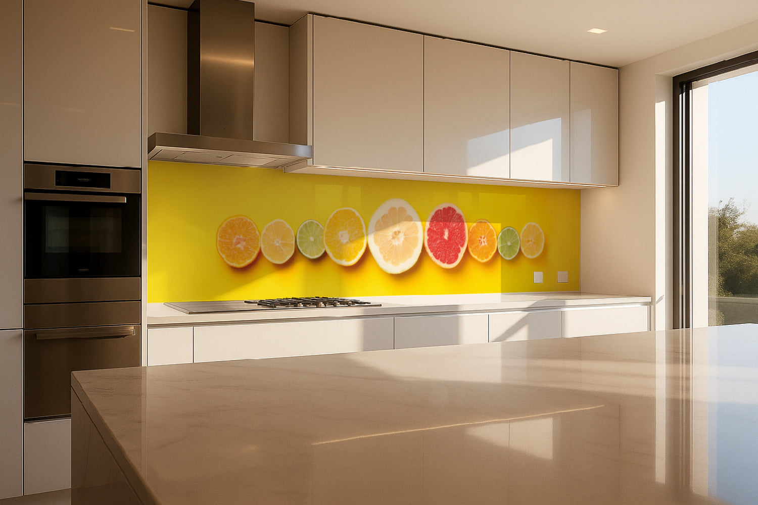 Küchenrückwand Frische Zitrone & Orange