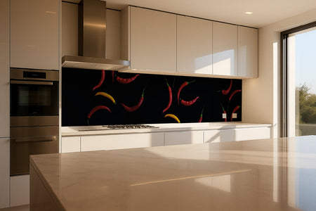 Küchenrückwand Chili Design