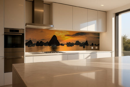 Küchenrückwand Meereslandschaft Sunset