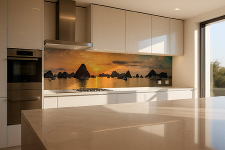 Küchenrückwand Sonnenuntergang