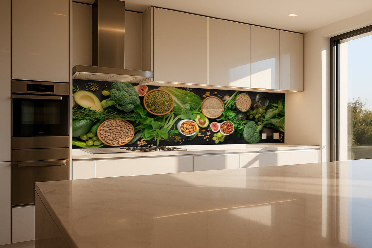 Küchenrückwand Avocado Brokkoli