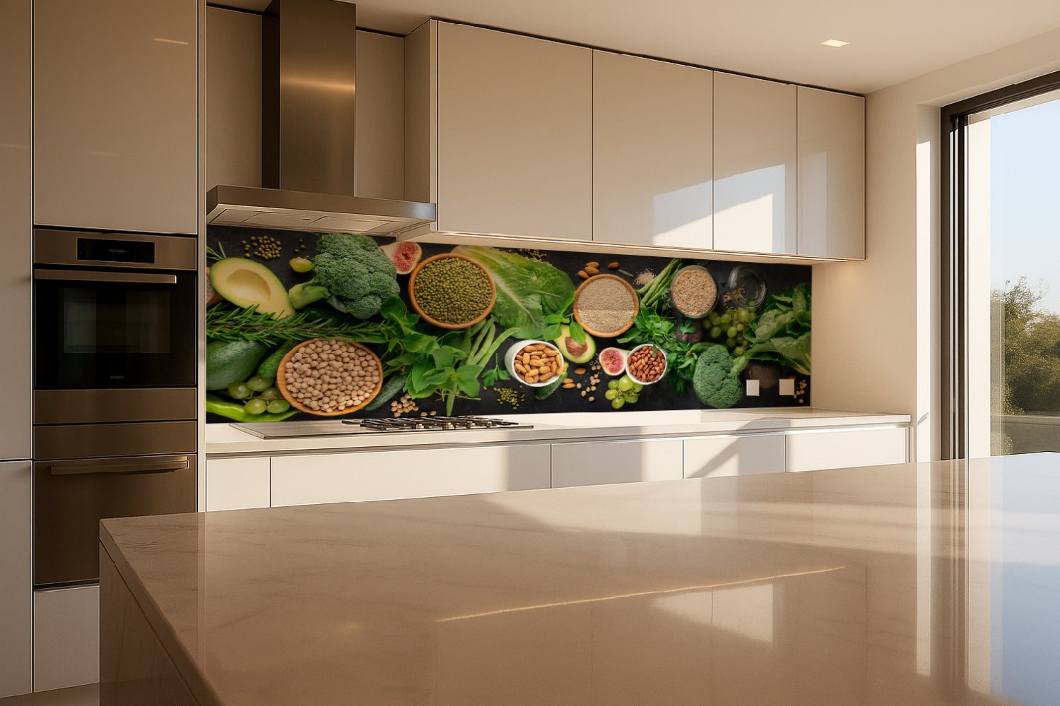 Küchenrückwand Avocado Brokkoli