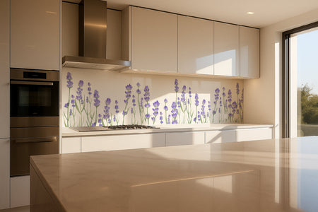 Küchenrückwand Lavendel Blüten