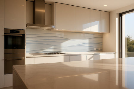 Küchenrückwand Abstrakt Wellen