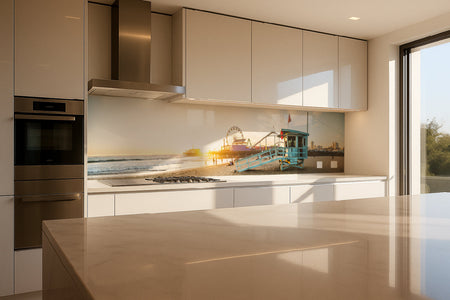 Küchenrückwand Strand Sonnenuntergang Kalifornien