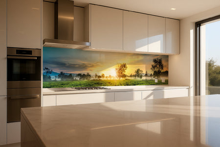 Küchenrückwand Sonnenaufgang