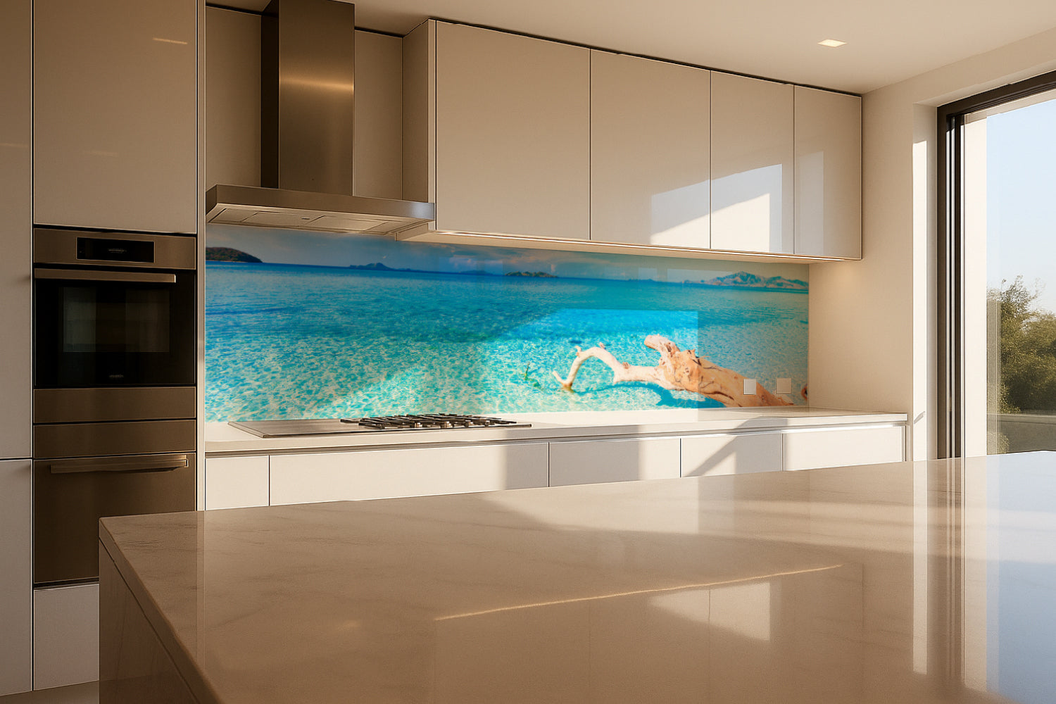 Küchenrückwand Türkisblaues Meer