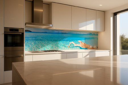 Küchenrückwand Türkisblaues Meer