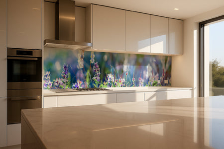 Küchenrückwand Zarte Frühlingsblumen