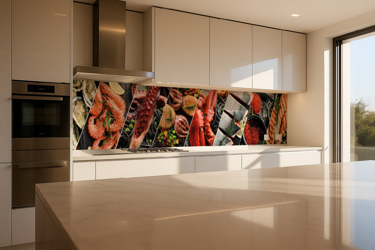 Küchenrückwand Meeresfrüchte & Fisch