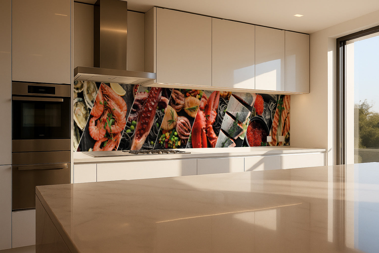 Küchenrückwand Meeresfrüchte & Fisch